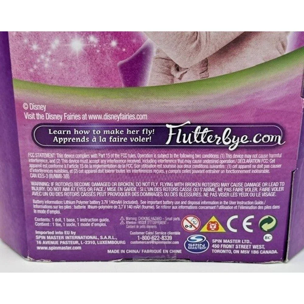 Spin Master Disney Fairies Magically Flying Tinkerbell Flutterbye Box is Damaged